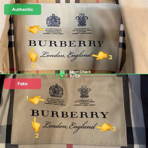 how to tell if burberry is real|burberry trench authenticity check.